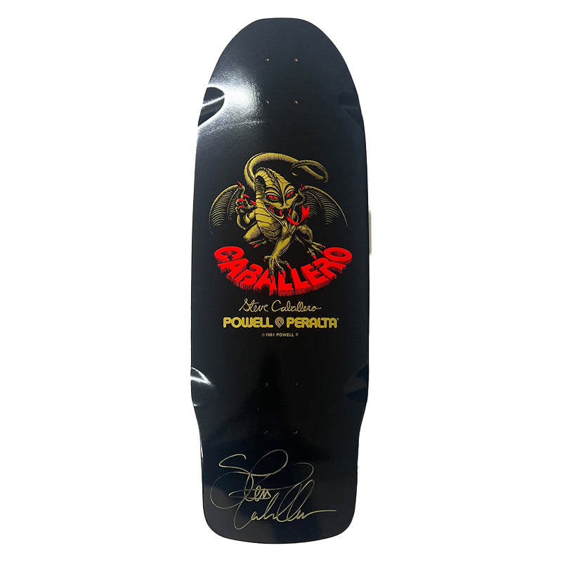 Powell Peralta Bones Brigade 10.09" x 29.69" Steve Caballero (Singed) Dragon Skateboard Deck Reissue Series 16