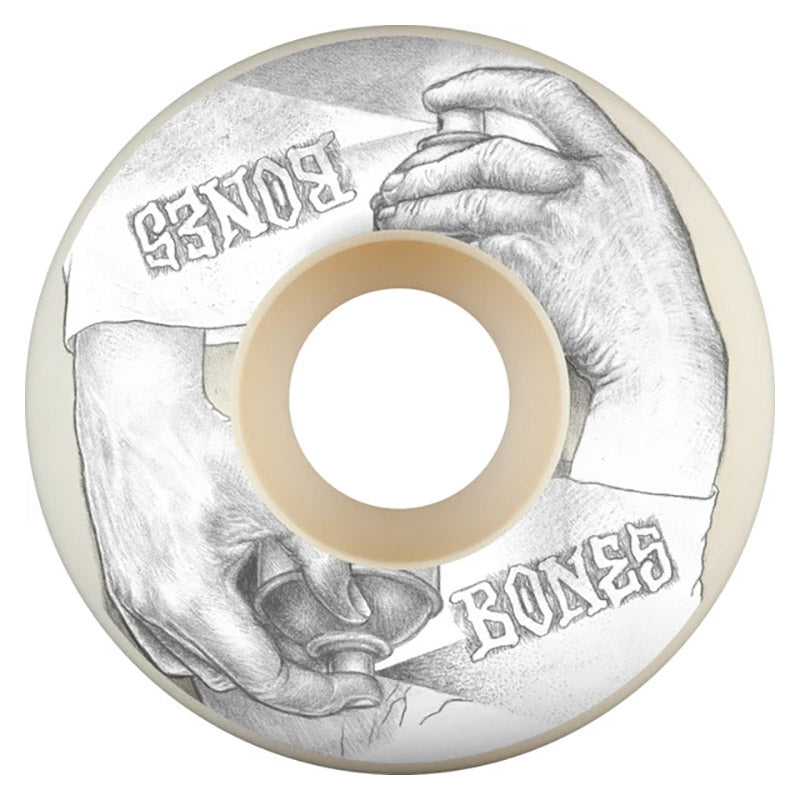 BONES WHEELS X-Formula Skateboard Wheels Spraying Hands V1 Standard 97A 4PK