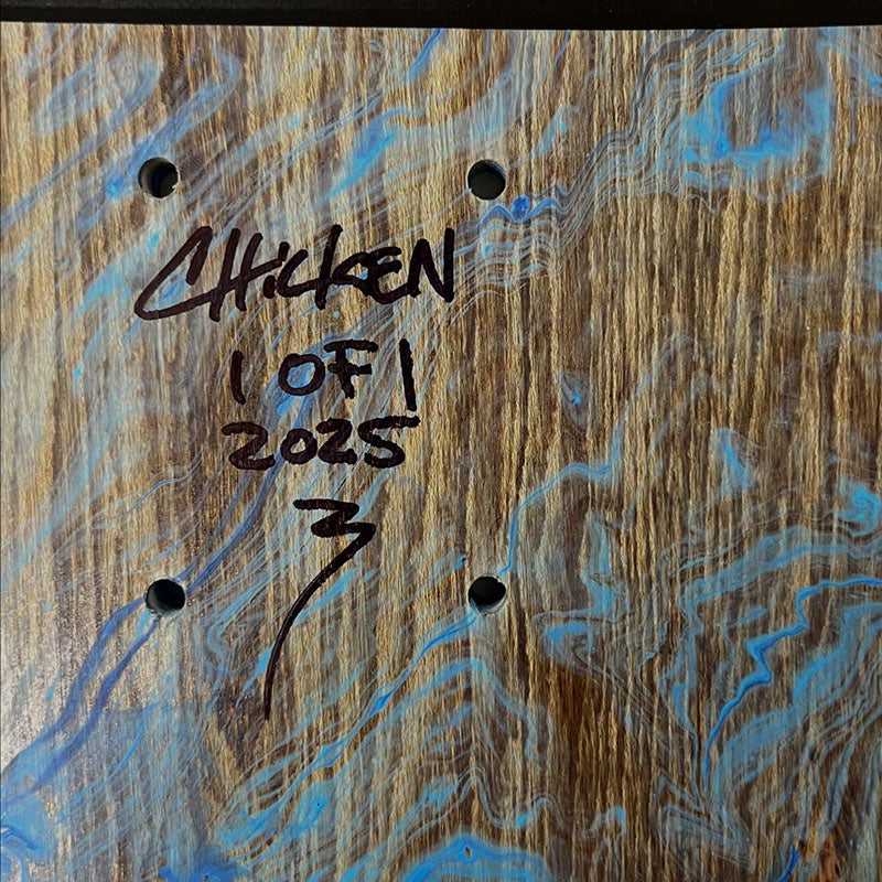 Pocket Pistols (PPS) 9.0" Space Ace Dedicated 1 of 1 Skateboard Deck