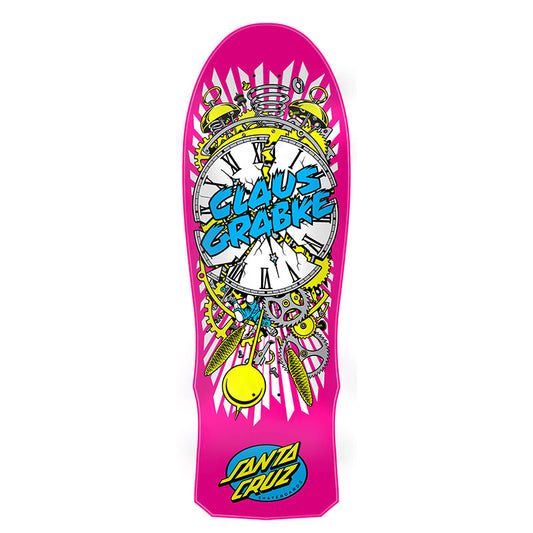 Santa Cruz 10.04" Claus Grabke Exploding Clock Reissue Skateboard Deck (August 2026 Release)