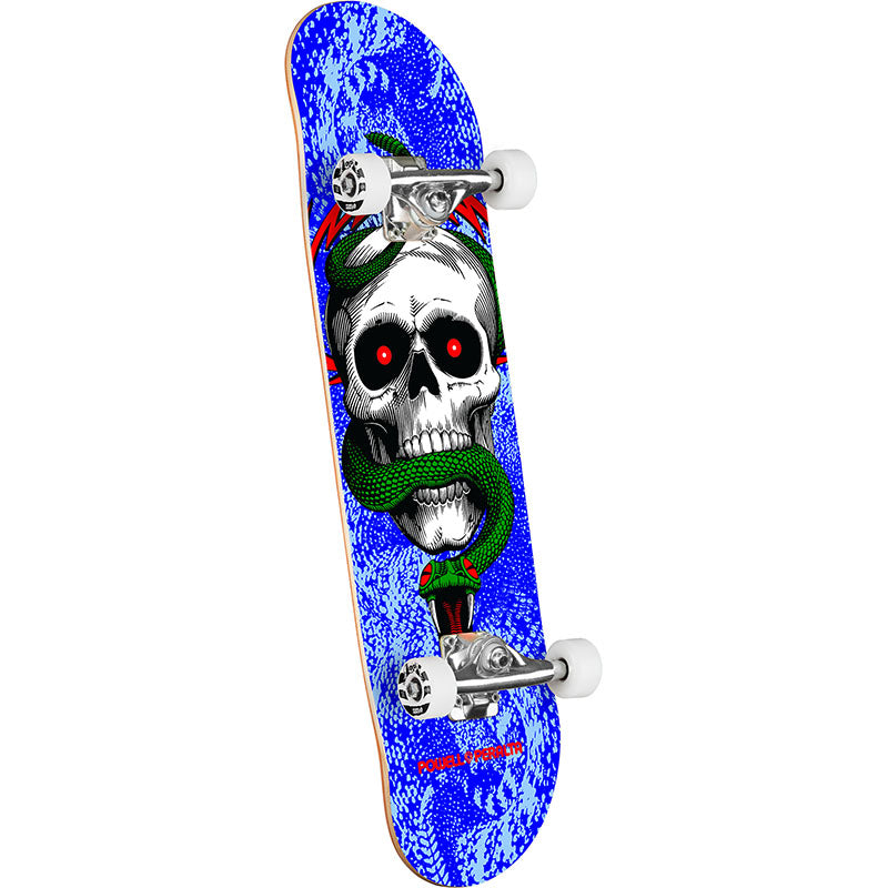 Powell Peralta 8.25" x 31.95" Skull & Snake Birch Blue Complete Skateboard (Dylans Special)