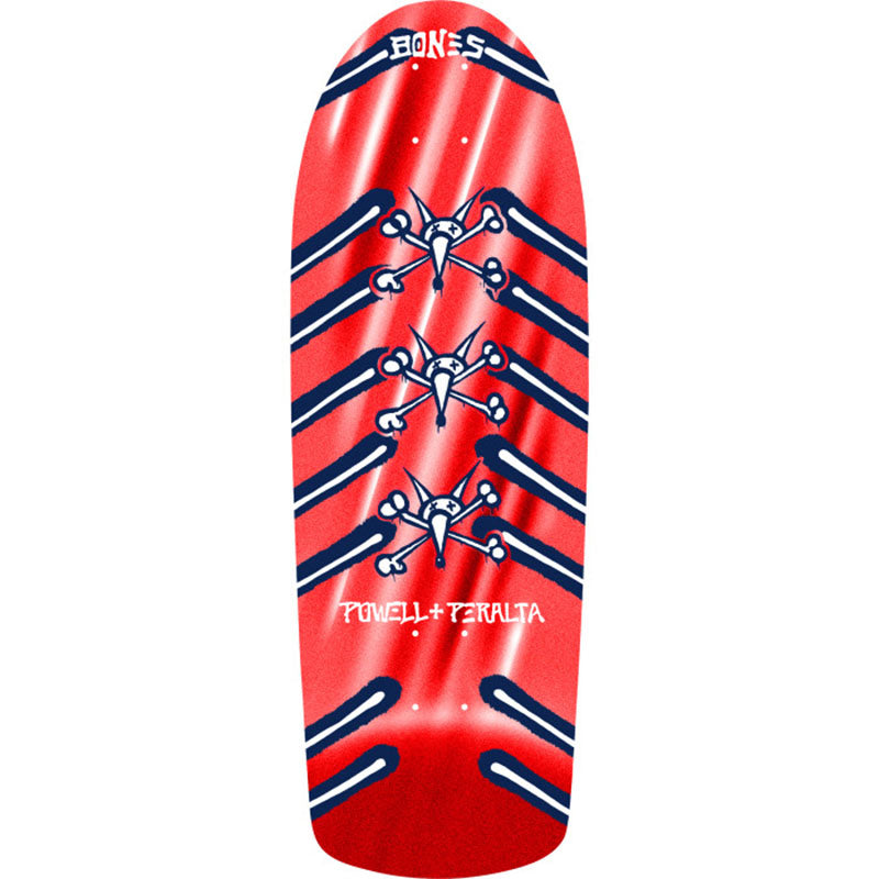 Powell Peralta 10 x 30" OG Rat Bones Red Foil Skateboard Deck