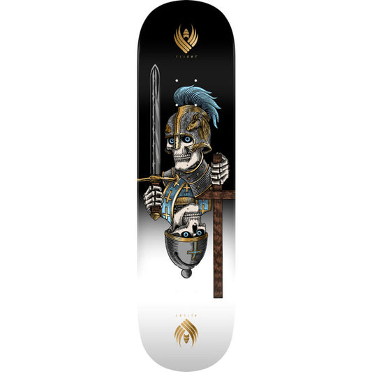 Powell Peralta 8.42" x 31.88" Pro Dan Corrigan Chess Skulls FLIGHT® Gold Foil Shape 315 Skateboard Deck