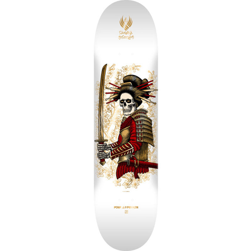 Powell Peralta 8.25" x 31.95" Pro Sakura Yosozumi Onna-Bugeisha FLIGHT® Shape 243 K20 Skateboard Deck
