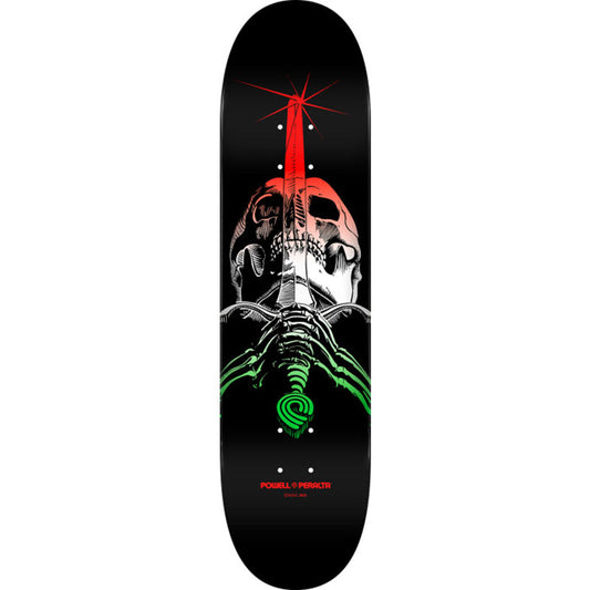 Powell Peralta 8.25" x 31.95" Skull & Sword Green Fade Skateboard Deck