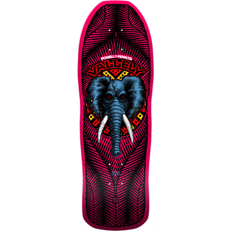 Powell Peralta 9.85" x 30" Mike Vallely Elephant Pink Reissue Skateboard Deck