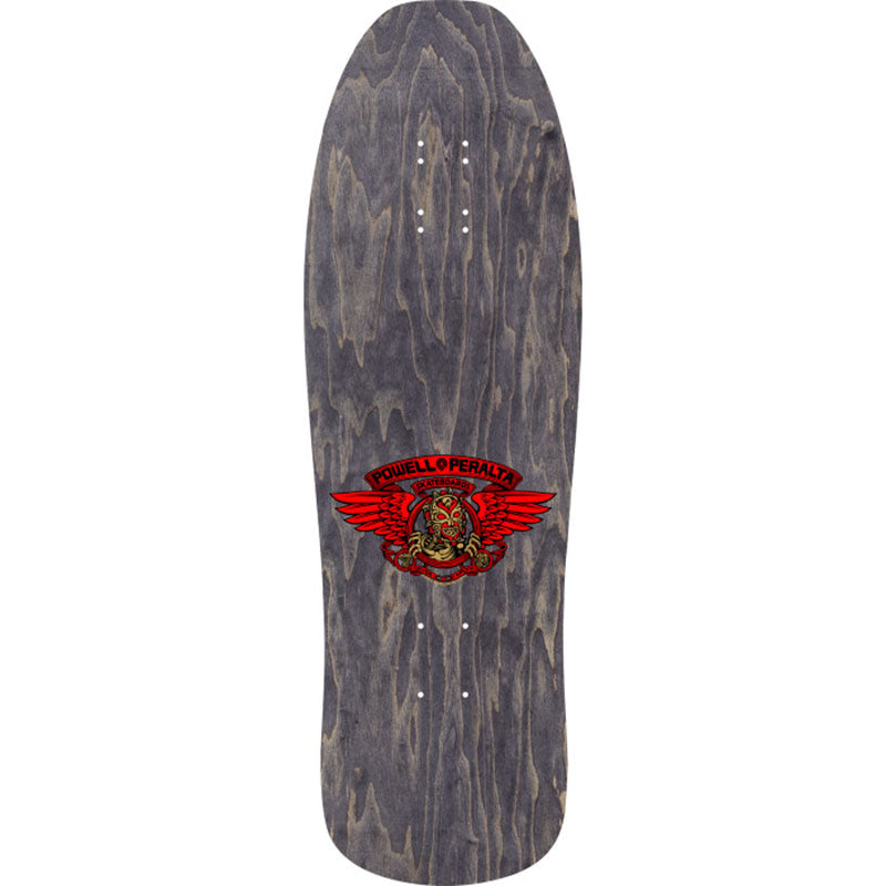 Powell Peralta 10" x 31.75" Nicky Guerrero Mask Black / Gold Foil Skateboard Deck