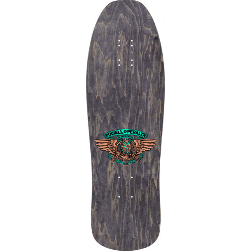 Powell Peralta 10" x 31.75" Nicky Guerrero Mask White / Coper Foil Skateboard Deck