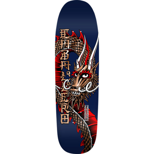 Powell Peralta 9.265" x 32" Steve Caballero Ban This Dragon Navy/Copper Foil Reissue Skateboard Deck