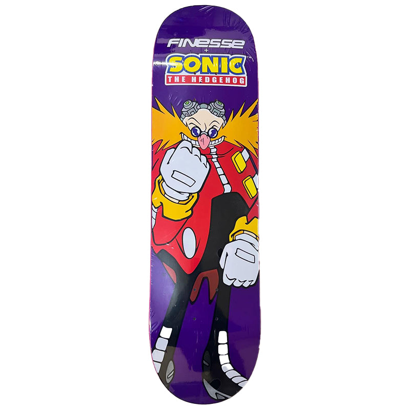 Finesse 8.25" SEGA SONIC MEPHILES DR EGGMAN Skateboard Deck
