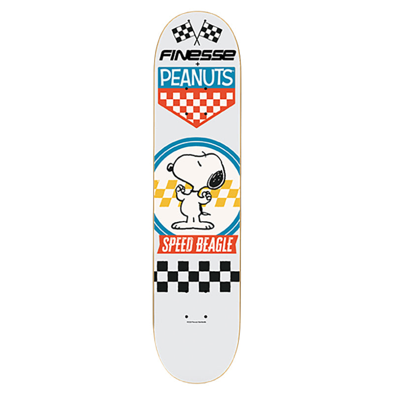 FINESSE 8.5" PEANUTS SNOOPY SPEED BEAGLE Skateboard Deck
