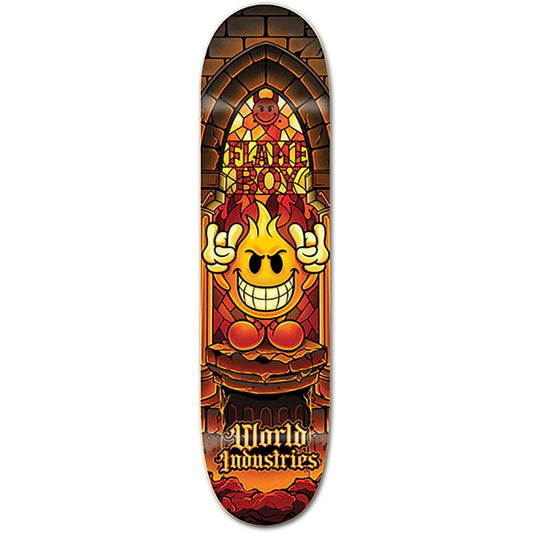 World Industries Flameboy Stained Glass Skateboard Decks