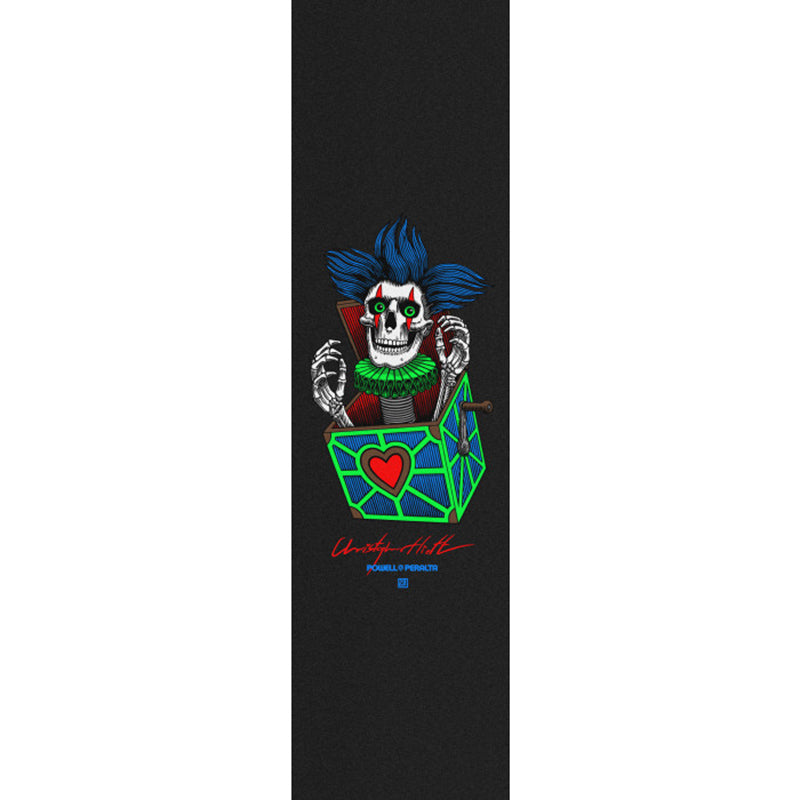 Powell Peralta 9" x 33" Chris Hiett Skull Skateboard Grip Tape 1pc