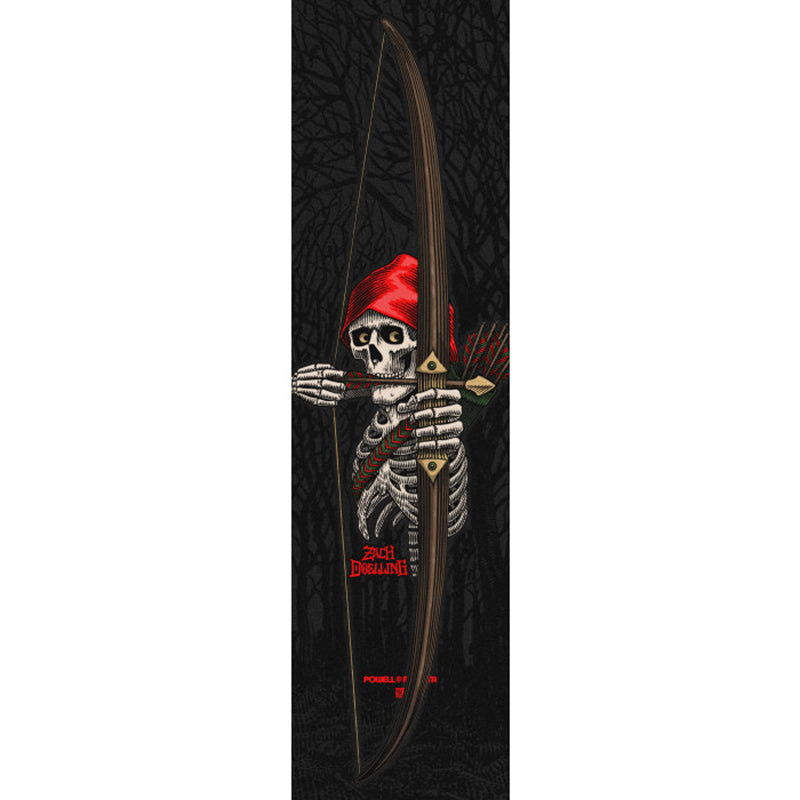 Powell Peralta 9" x 33" Zach Doelling Archer Skateboard Grip Tape 1pc