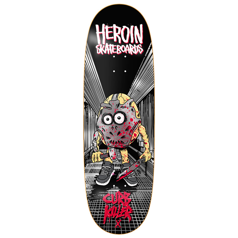 HEROIN 10.0" CURB KILLER X Skateboard Deck