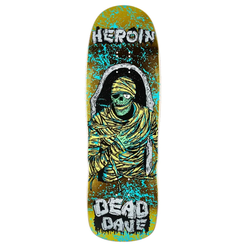Heroin 10.125" DEAD DAVE KO2 MUMMY Skateboard Deck