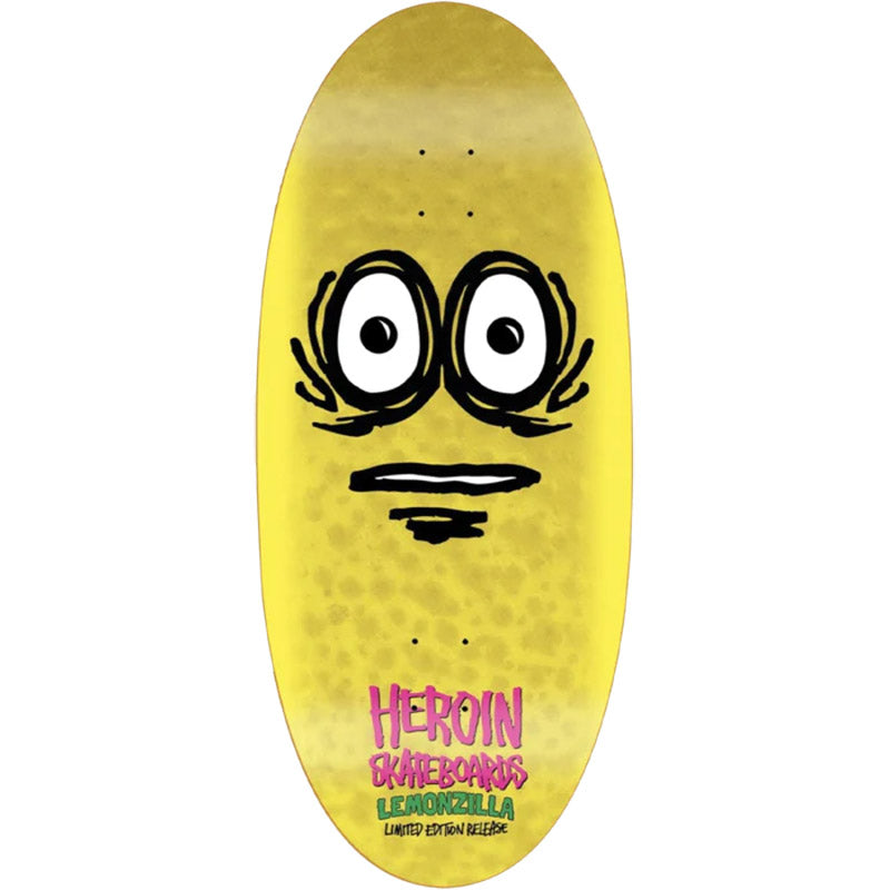 Heroin 13.5" x 31.5"  LEMONZILLA Skateboard Deck