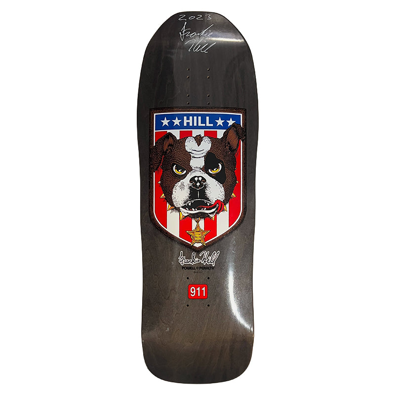 Powell Peralta Singed by Frankie Hill Bulldog Reissue Skateboard Deck