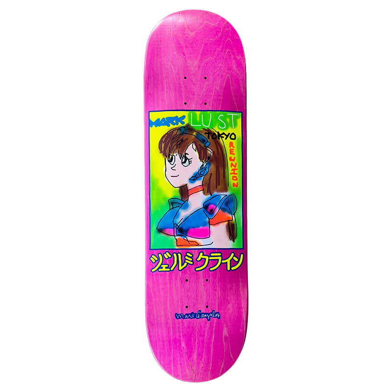 HOOK-UPS Skateboards 8.38" Gonz Dream Girl Pink Stain Skateboard Deck