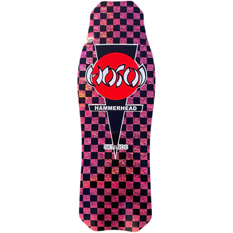 Hosoi Limited Valentines Sparkle Rose BLACK 2026 OG Hammerhead Checkerboard 10.5"x31" Skateboard Deck