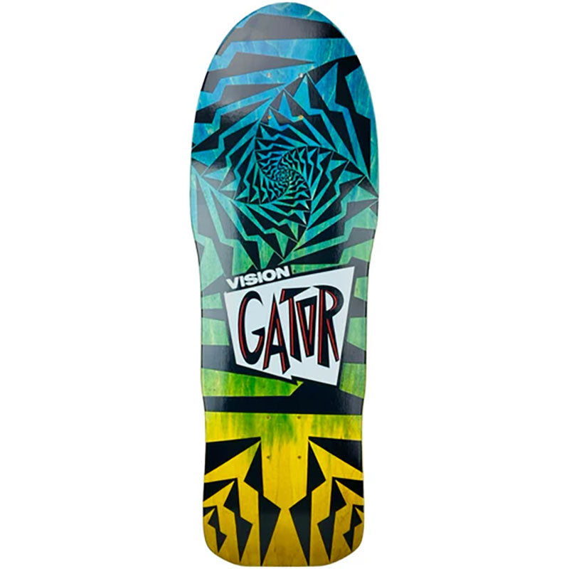 Vision Gator II Limited Two Tone Blue/Green Stain Deck - 10.25"x29.75"