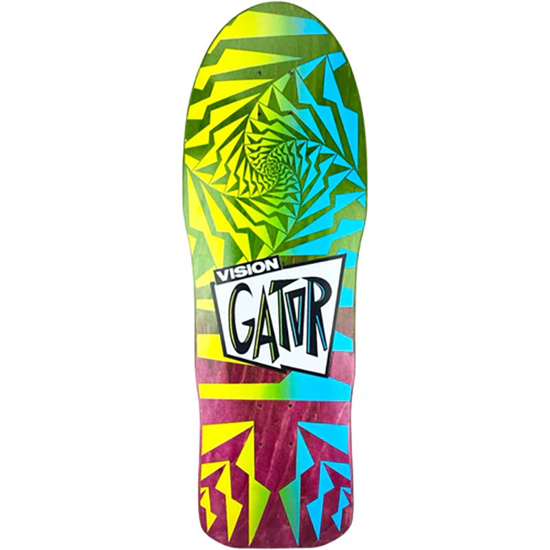 Vision Gator II Limited Two Tone Green/Pink Stain Deck - 10.25"x29.75"