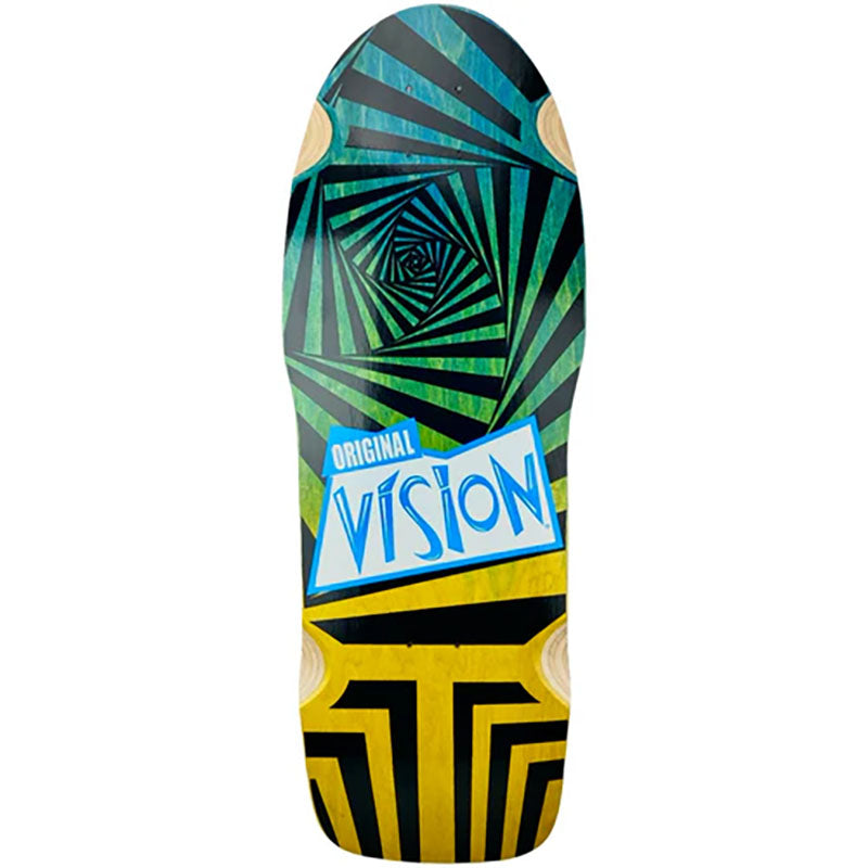 Vision Original Limited Two Tone Blue/Yellow Stain Deck - 10"x30"