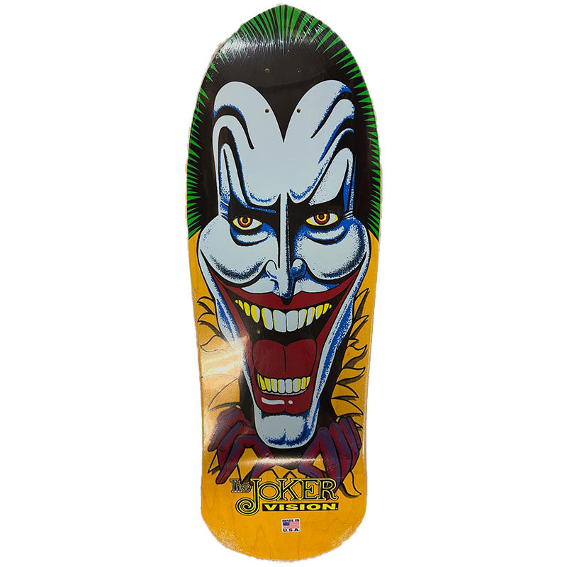 NOS Vision Joker Reissue Deck - Yellow Stain - 10.25