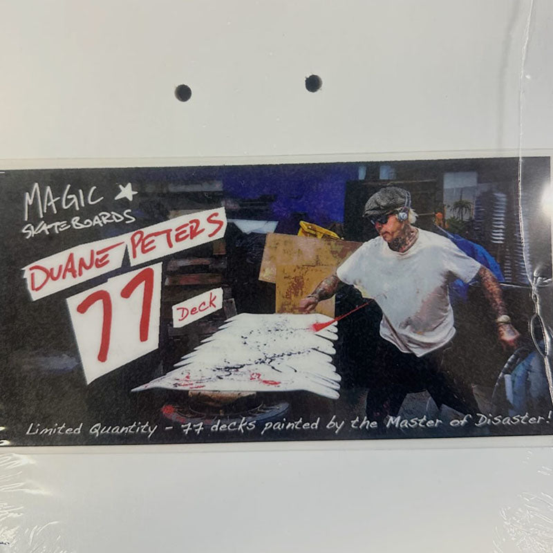 "OG" Magic Skateboards 9.5" x 32.5" DUANE PETERS Hand Painted Skateboard Deck (SHIPPING NEXT WEEK)