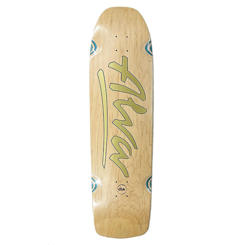 Alva 10" x 36.25" Short Stuff NATURAL/GOLD Skateboard Deck