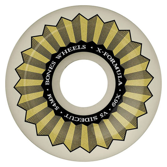 BONES WHEELS X-Formula Skateboard Wheels XF SIDECUT 54 V5 X-FORMULA 99A 4PK