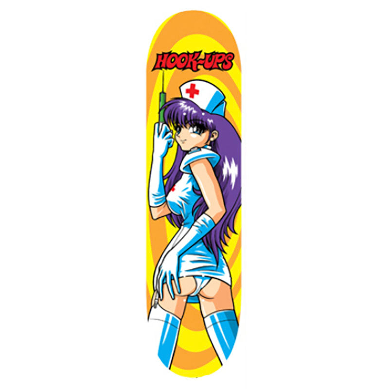 Hook-Ups Skateboards 8.25" x 32" Nurse Cherry Skateboard Deck