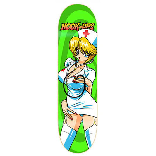 HOOK-UPS 8.0" x 31.75" Nurse Girl Nikki Skateboard Deck