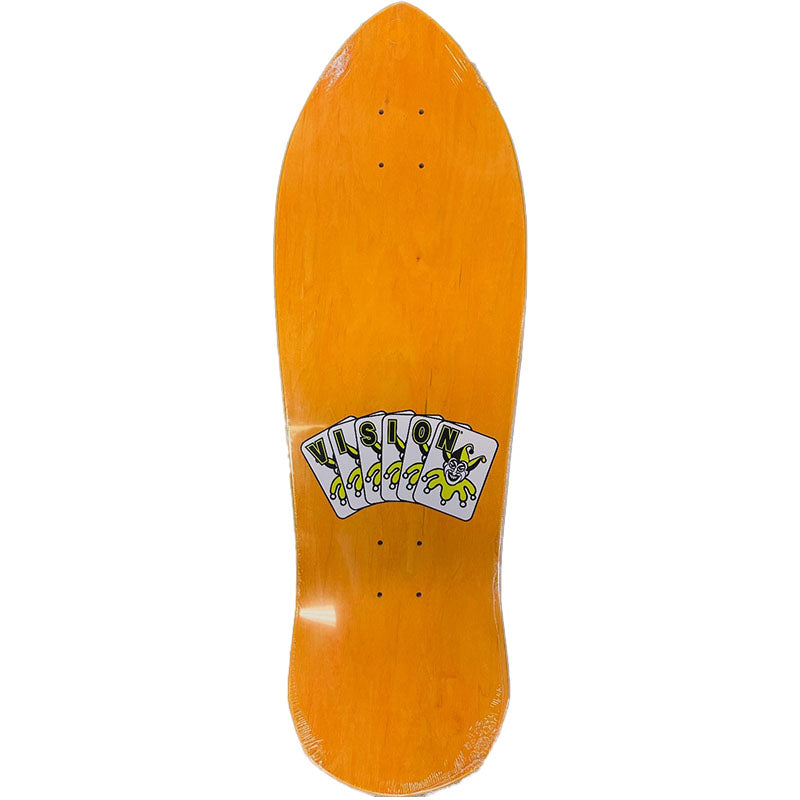 NOS Vision Joker Reissue Deck - Orange Stain - 10.25