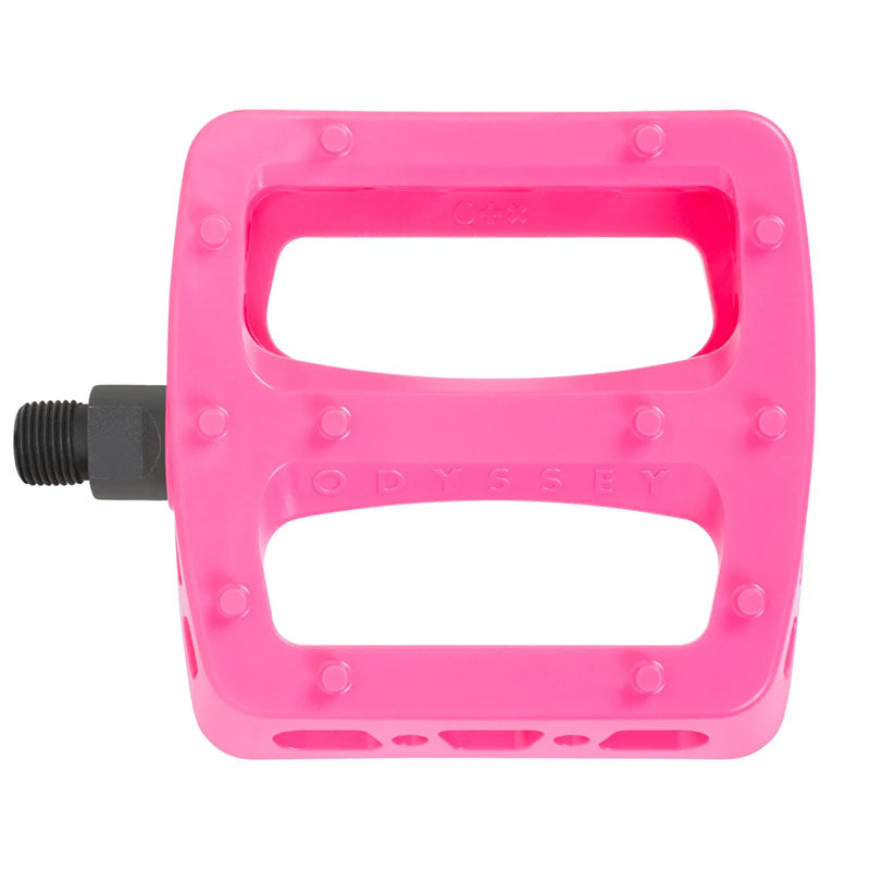 Odyssey Twisted Pro PC Pedals 9/16" Hot Pink