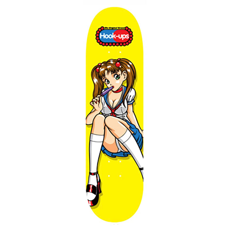 HOOK-UPS 8.5" x 32.25" Popsicle Girl Skateboard Deck
