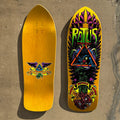 Pocket Pistols 10.25" PPS Rattus Curb Crusher YELLOW STAIN Skateboard Deck