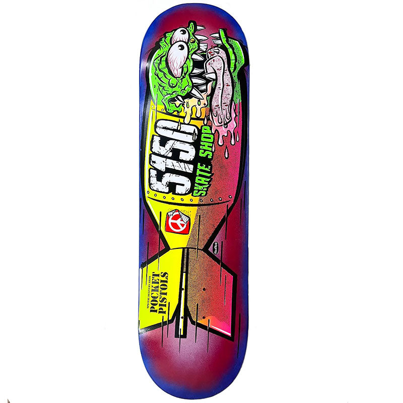 Pocket Pistols x 5150 Skate Shop Collab 8.5" Skateboard Deck A-12