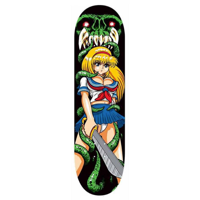 HOOK-UPS 8.5" x 32.25" Tentacle School Girl Skateboard Deck