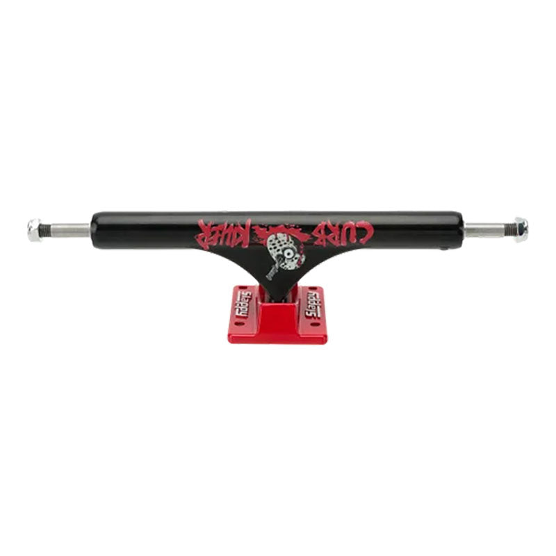 Slappy 10.5" ST1 Curb Killer 2 BLACK/RED Hollow IKP Skateboard Trucks 1pr