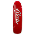 ALVA 10" x  36.25" Short Stuff Red Dipped Shaped Wheel Wells Skateboard Deck