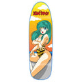 HOOK-UPS 9.5" x 31.75" Ium Chan At The Beach Dipped Blue Skateboard Deck