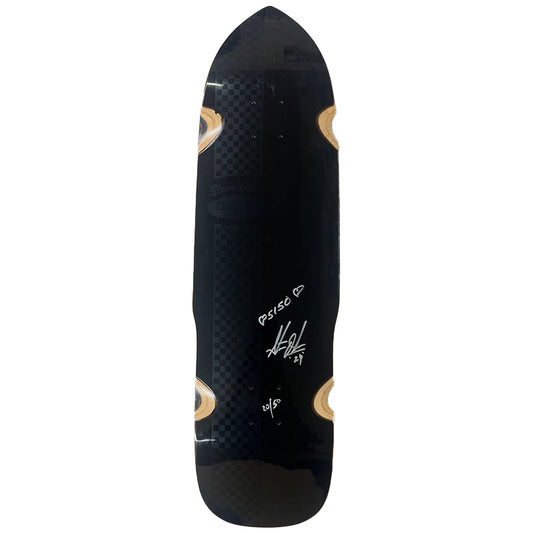 Steve Olson (Singed) PoolShark Collaboration Skateboard Deck – Black Checkered