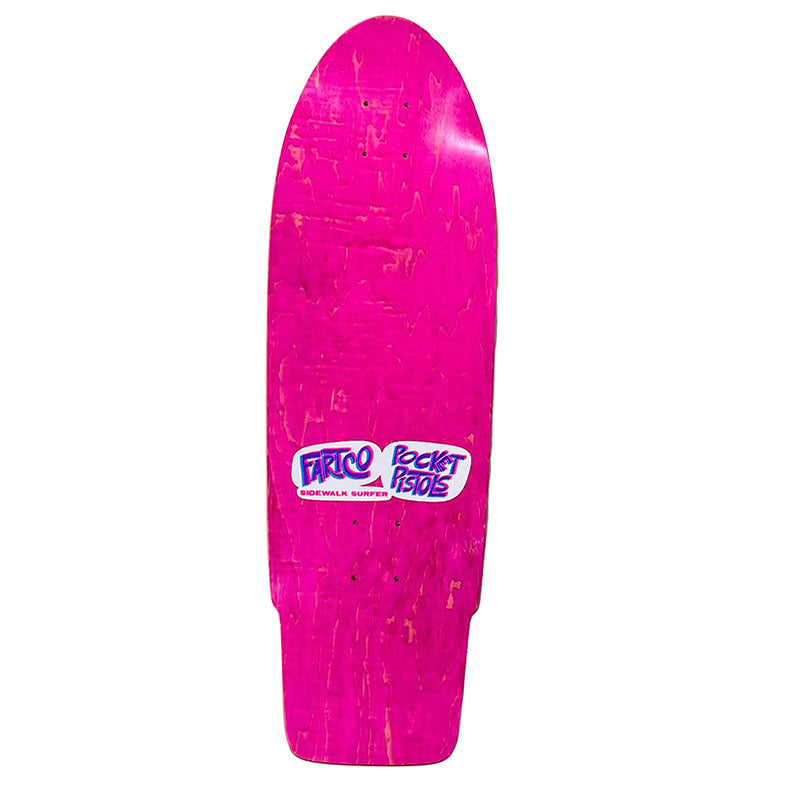 Pocket Pistols  9.0" PPS Sidewalk Surfer Skateboard Deck