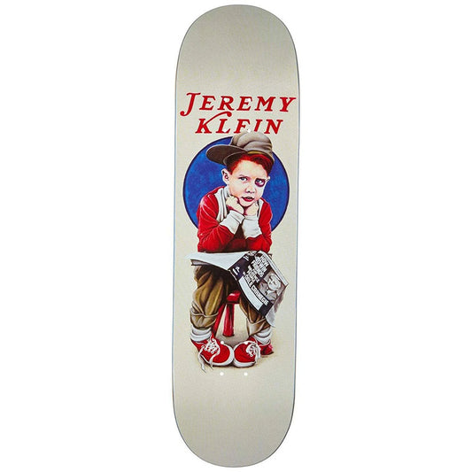 World Industries 8.5" x 32.2" Jeremy Klein Black Eye Kid EX7 Slick Reissue Skateboard Deck