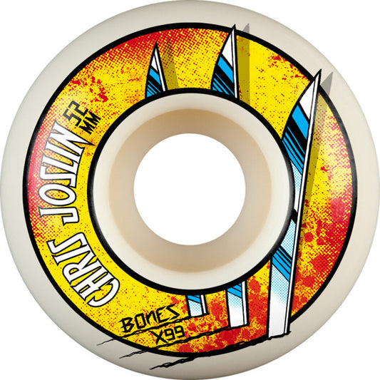Bones Wheels X-Formula Joslin Slice of Life 52 V1 Standard 99A Skateboard Wheels 4pk