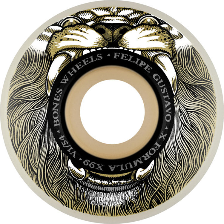 BONES WHEELS X-Formula Skateboard Wheels Gustavo Mane Event 54 V1 Standard X-Formu 99A 4pk