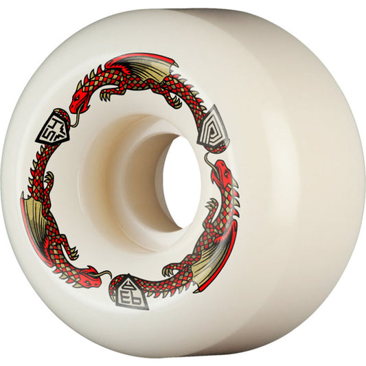 Powell Peralta Dragons 93A - V6 Symmetrical Shape - Medium Ride Patch - 54mm x 34mm 93A V6 Skateboard Wheels 4pk
