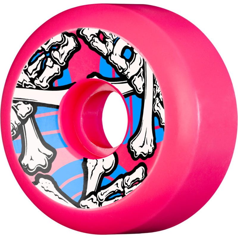 Powell Peralta 64mm 97a Cross Bones Pink Skateboard Wheels (4 pack)