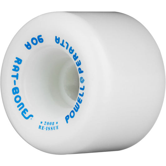 Powell Peralta Rat Bones Skateboard Wheels 60mm 90a - White (4 pack)